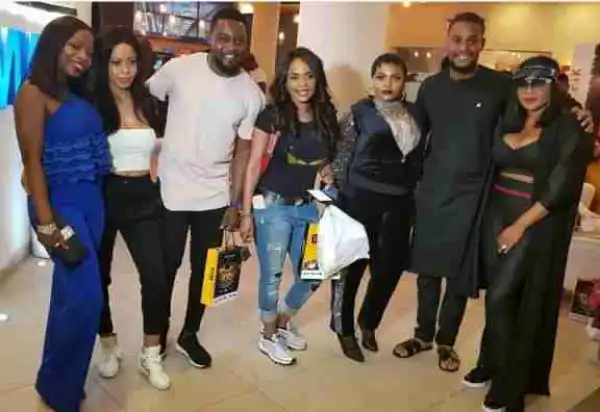 BBNaija’s Nina Spotted With Comedian AY, Alexx Ekubo, Iyabo Ojo, Toyin Lawani